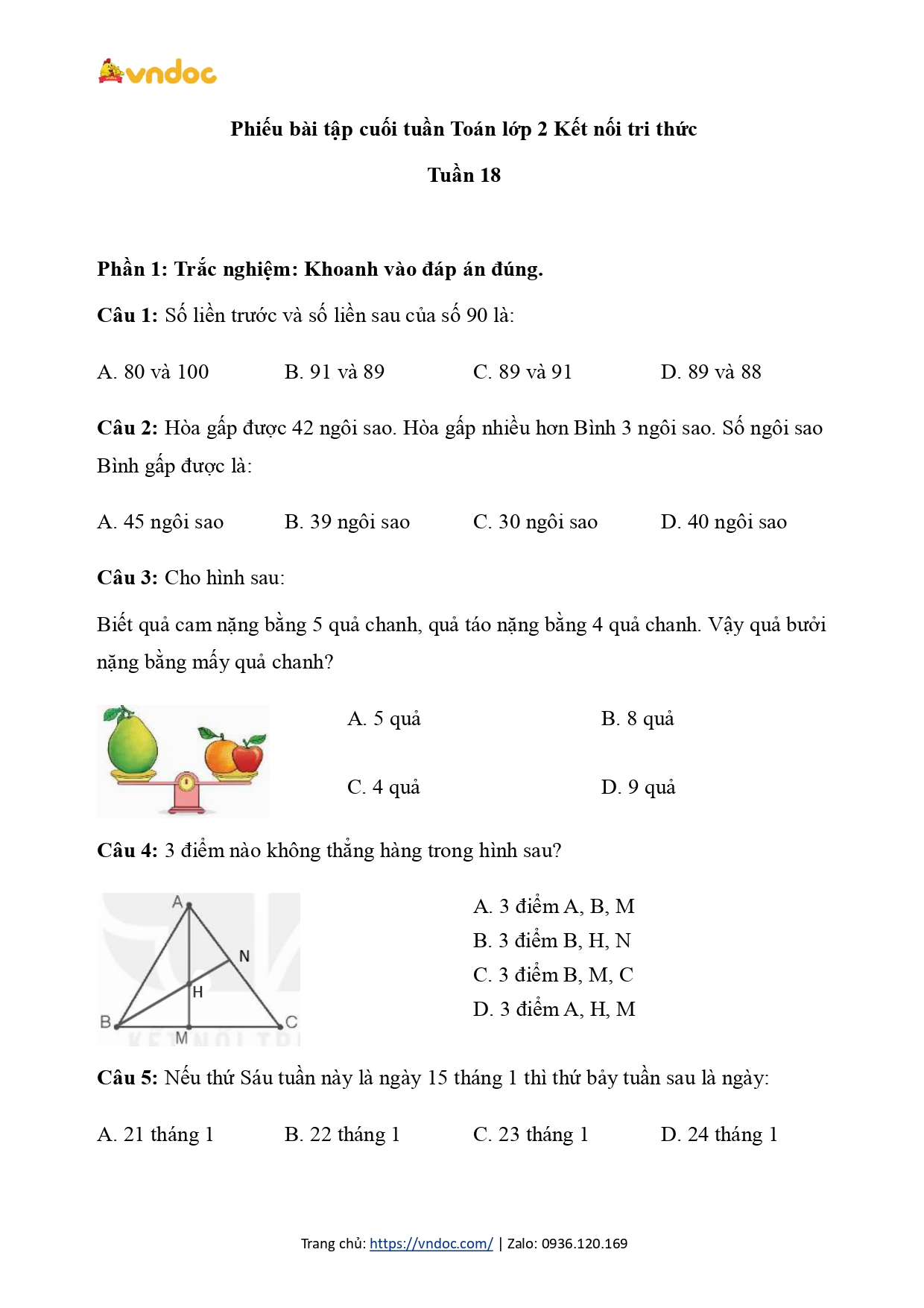 phieu bai tap cuoi tuan toan 2 tuan 18 co ban kntt h1*561100