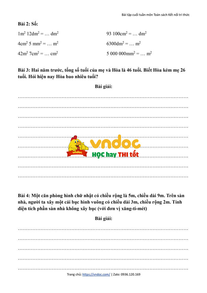 bai tap cuoi tuan lop 4 tuan 18 ket noi tri thuc co dap an h3*561735