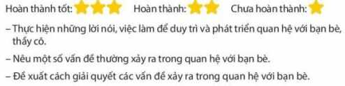 HĐTN lớp 4 trang 33 Đánh giá hoạt động