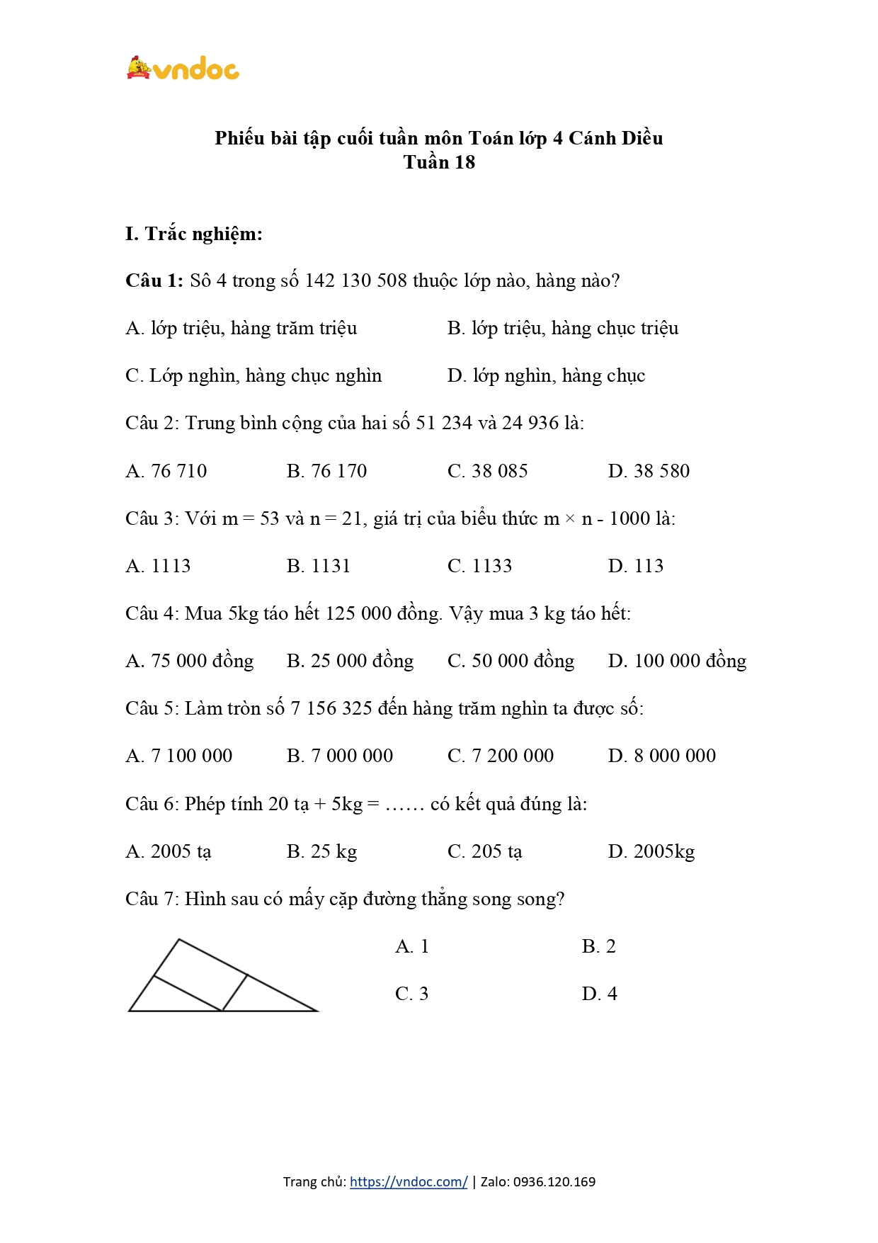 phieu bai tap cuoi tuan lop 4 mon toan tieng viet nang cao canh dieu tuan 18 h3*561792