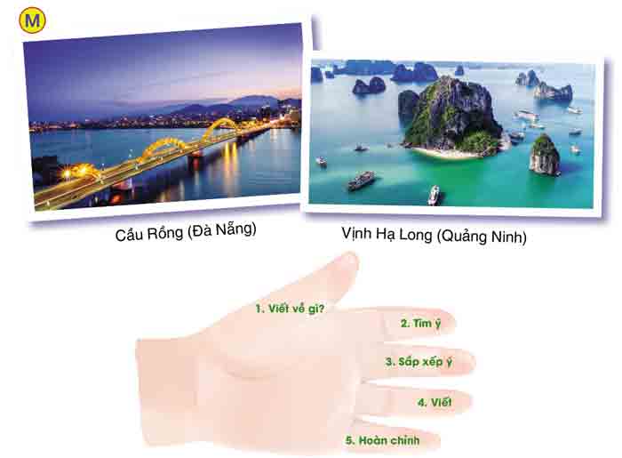 Viết về cảnh đẹp non sông trang 9
