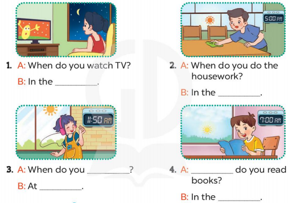 Tiếng Anh lớp 4 unit 14 lesson 1 trang 24 25 Global Success