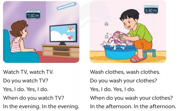 Tiếng Anh lớp 4 unit 14 lesson 3 trang 28 29 Global Success