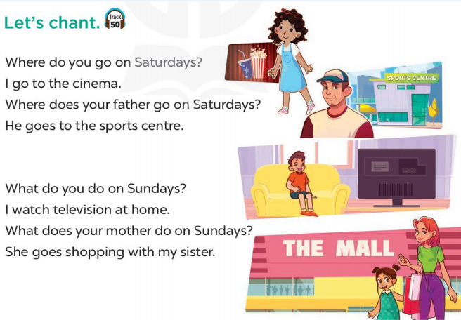 Tiếng Anh lớp 4 unit 15 lesson 3 trang 34 35 Global Success