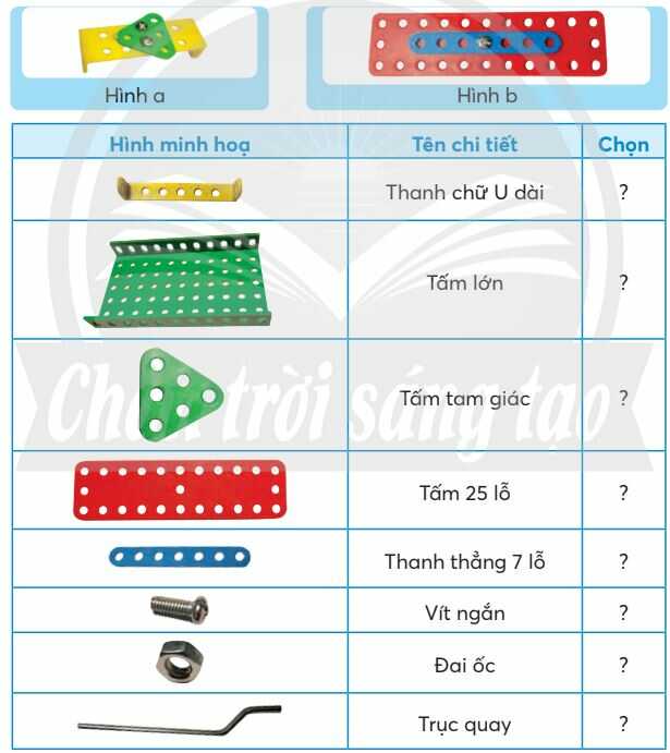 Giải Công nghệ lớp 4 Chân trời sáng tạo Bài 6