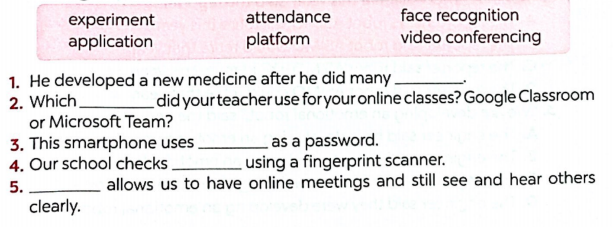 Sách bài tập tiếng Anh lớp 8 unit 11 Science and Technology