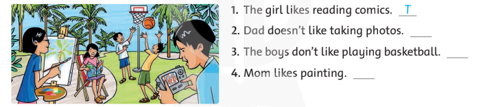 Tiếng Anh lớp 4 unit 10 lesson 2 trang 77 Family and Friends 