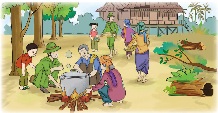 Những hạt gạo ân tình lớp 4