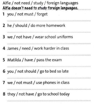 Workbook tiếng Anh 8 unit 6 Language focus trang 41 Friends plus