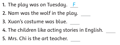 Tiếng Anh lớp 4 unit 12 lesson 5 trang 92 Family and Friends