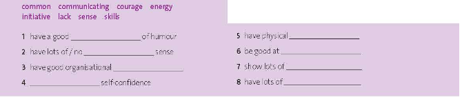 Friends Global 11 Workbook Unit 6 6A Vocabulary