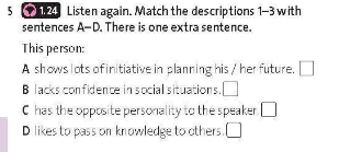 Friends Global 11 Workbook Unit 6 6A Vocabulary