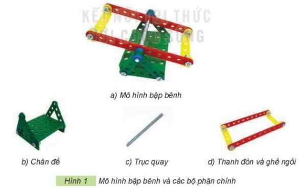 Giải SGK Công nghệ lớp 4 KNTT Bài 8: Lắp ghép mô hình bập bênh