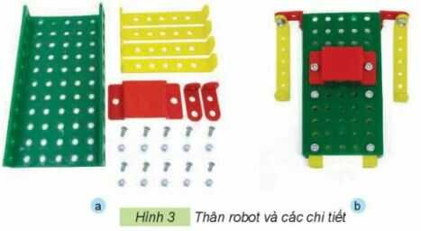 Giải SGK Công nghệ lớp 4 KNTT Bài 9: Lắp ghép mô hình robot
