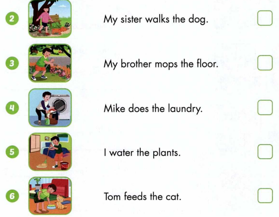 Sách bài tập tiếng Anh 4 unit 7 lesson 3 i Learn Smart Start