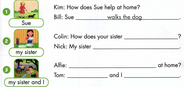 Sách bài tập tiếng Anh 4 unit 7 lesson 3 i Learn Smart Start