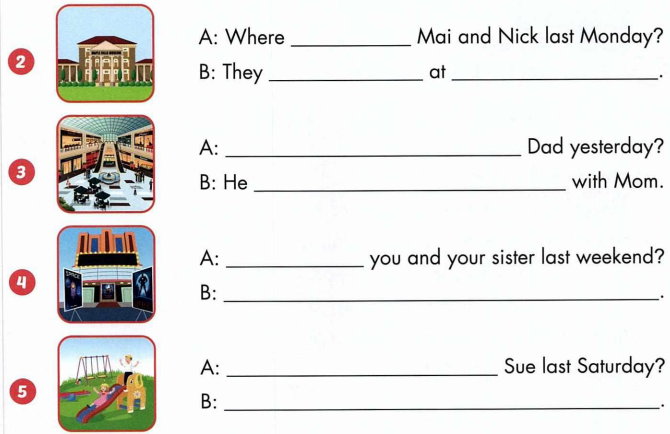 Sách bài tập tiếng Anh 4 unit 8 lesson 3 i Learn Smart Start