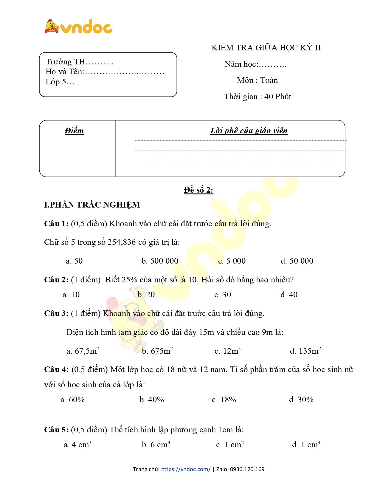 de thi giua ki 2 toan 5 de so 2 page 0001*569037