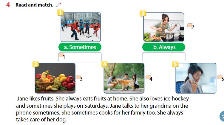 Sách bài tập tiếng Anh 4 Wonderful World Unit 8 Lesson 1