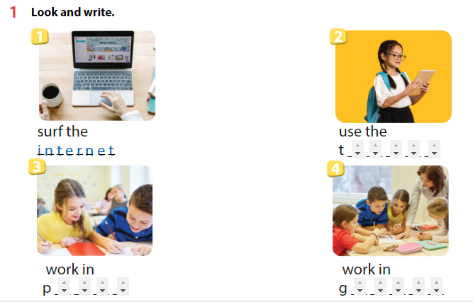 Sách bài tập tiếng Anh 4 Wonderful World Unit 8 Lesson 2