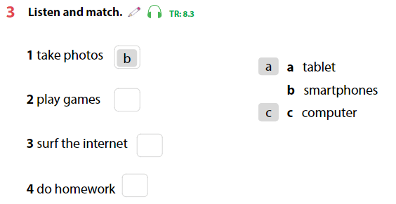 Sách bài tập tiếng Anh 4 Wonderful World Unit 8 Lesson 3