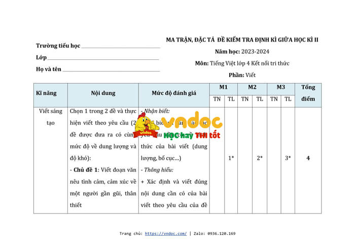 ma tran dac ta de thi giua ki 2 tieng viet lop 4 ket noi tri thuc h1*569226