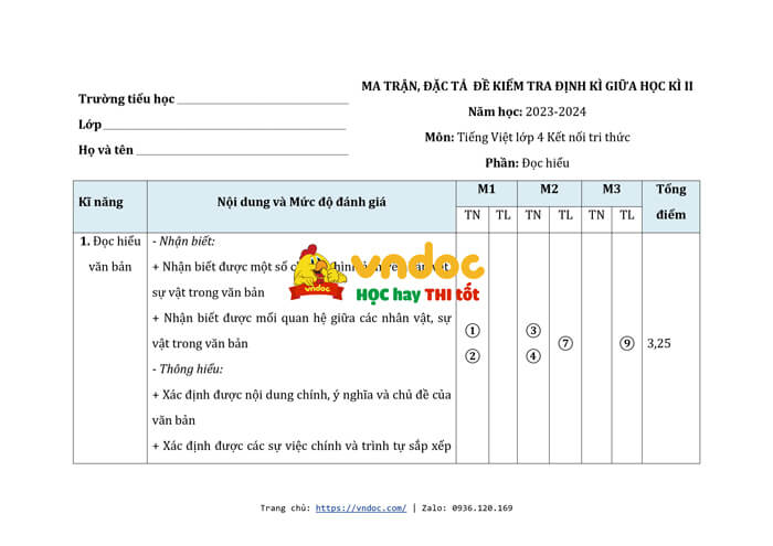ma tran dac ta de thi giua ki 2 tieng viet lop 4 ket noi tri thuc h3*569227