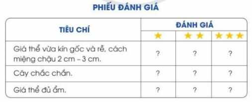 Thực hành trang 31 SGK Công nghệ 4