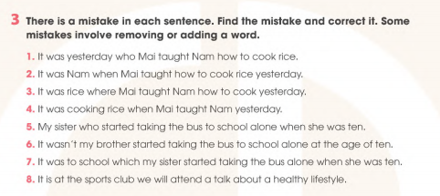 Sách bài tập Tiếng Anh 11 Global Success Unit 8 Grammar