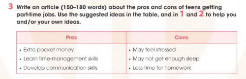 Sách bài tập Tiếng Anh 11 Global Success Unit 8 Writing