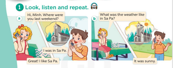 Tiếng Anh lớp 4 Unit 16 Lesson 1 trang 40 41 Global Success