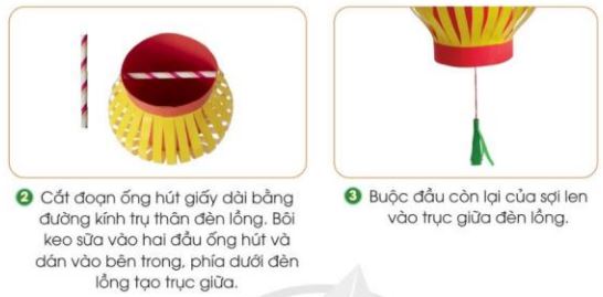 Giải SGK Công nghệ lớp 4 CD Bài 13: Làm đèn lồng