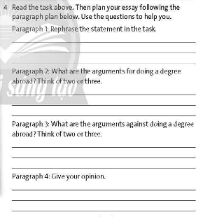 Friends Global 11 Workbook Unit 6 6H Writing