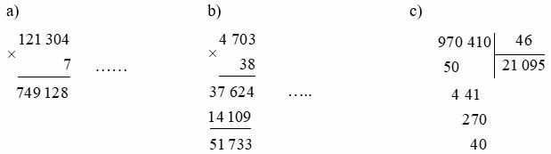 Vở bài tập Toán lớp 4 Tập 2 trang 40 Bài 1