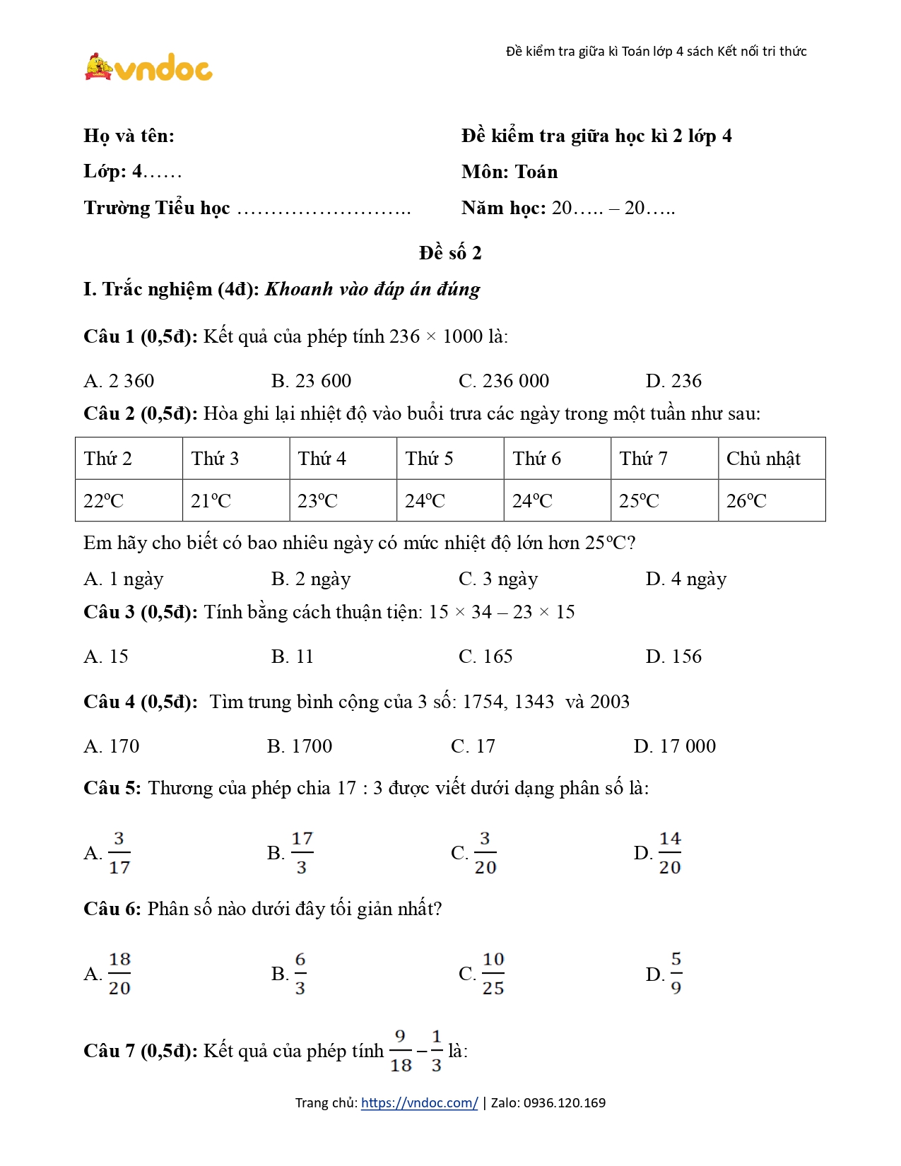 minh hoa 1 de thi giua ki 2 toan 4 de 2 kntt*572496
