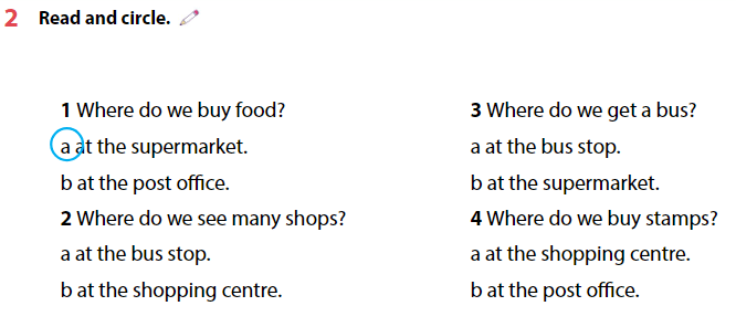 Sách bài tập Tiếng Anh 4 Wonderful World Unit 9 Lesson 2