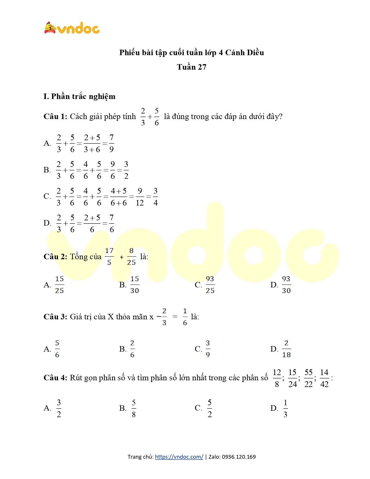 phieu bai tap cuoi tuan 27 toan 4 sach CD page 0001*572830