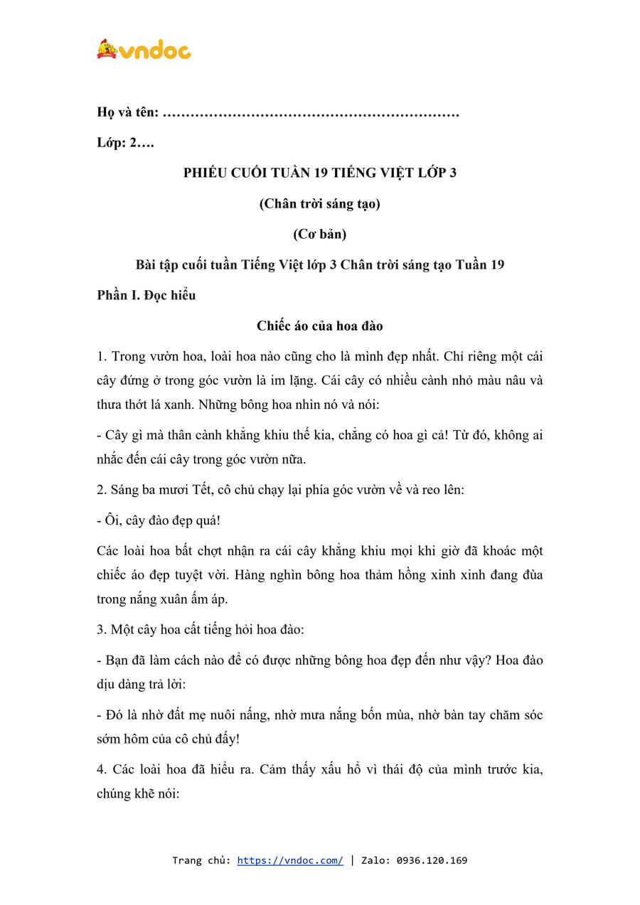 bai tap cuoi tuan tieng viet lop 3 chan troi sang tao tuan 19 1 1*573344