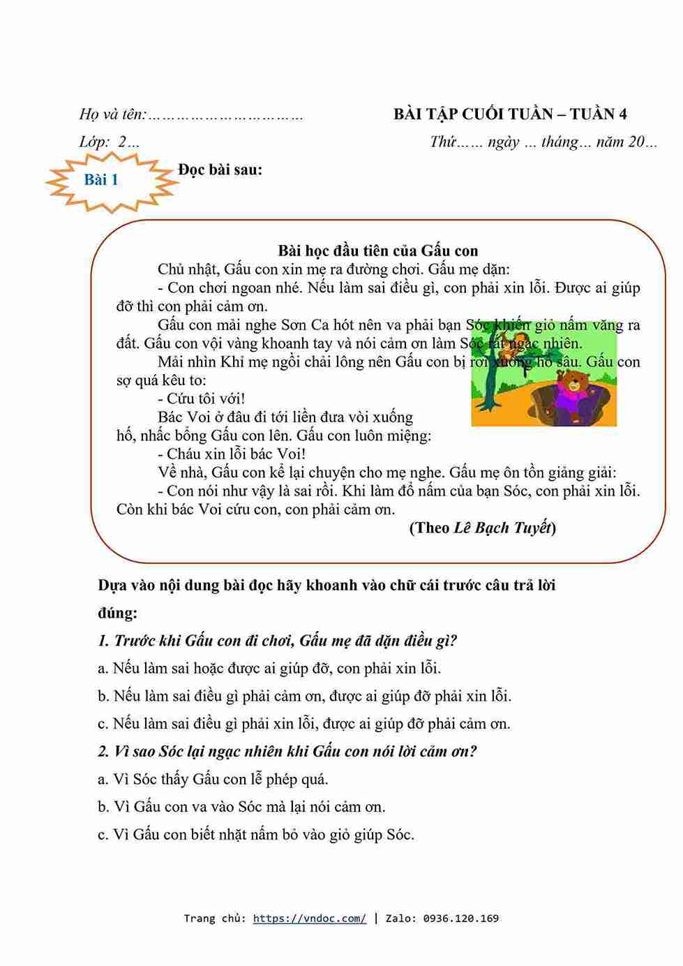 bai tap cuoi tuan tieng viet lop 2 canh dieu tuan 4 co ban hinh anh 1 1*575608