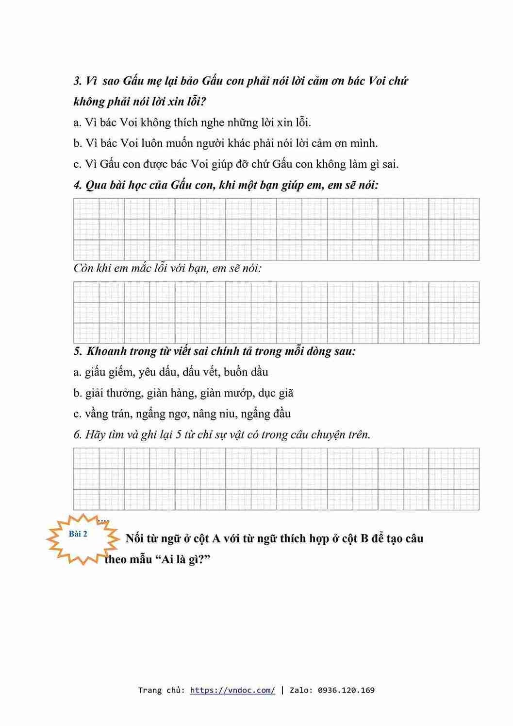 bai tap cuoi tuan tieng viet lop 2 canh dieu tuan 4 co ban hinh anh 2 1*575610