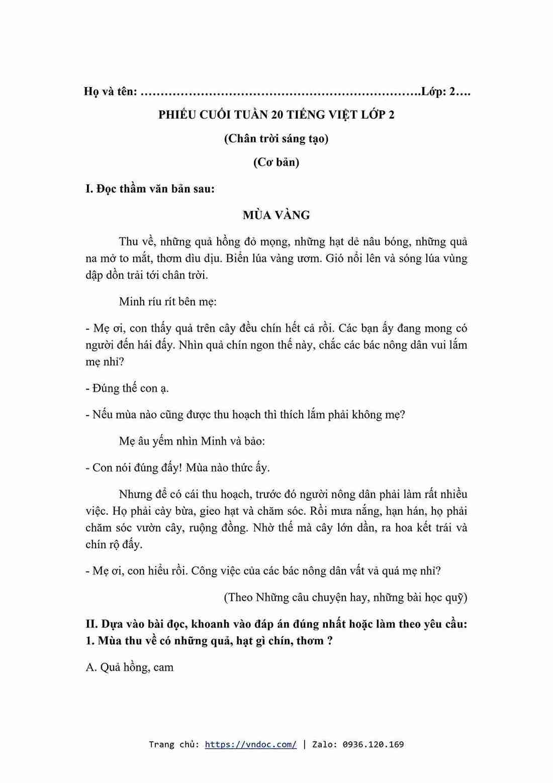 bai tap cuoi tuan tieng viet lop 2 ctst 7*575541