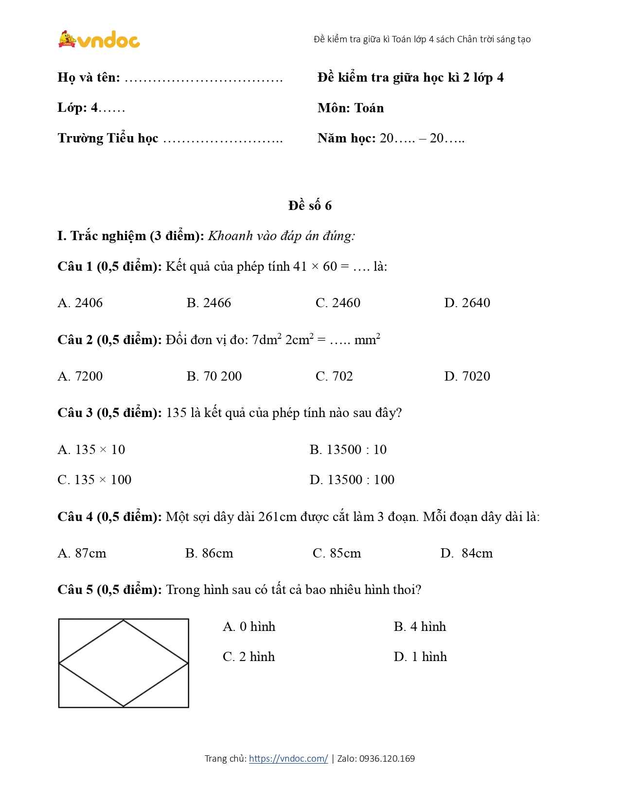 de thi giua ki 2 toan 4 ctst so 6 h1*575972