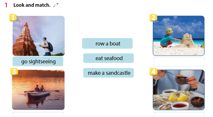 Sách bài tập Tiếng Anh lớp 4 Wonderful World Unit 10 Lesson 2
