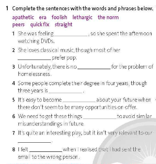 Friends Global 11 Workbook Unit 7 7C Listening