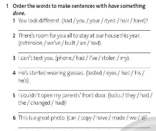 Friends Global 11 Workbook Unit 7 7D Grammar