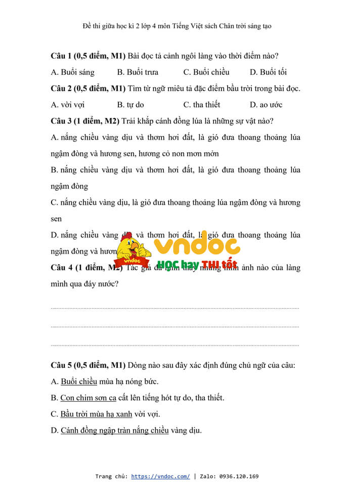 de thi tieng viet giua ki 2 lop 4 sach chan troi sang tao de 3 h2*578429