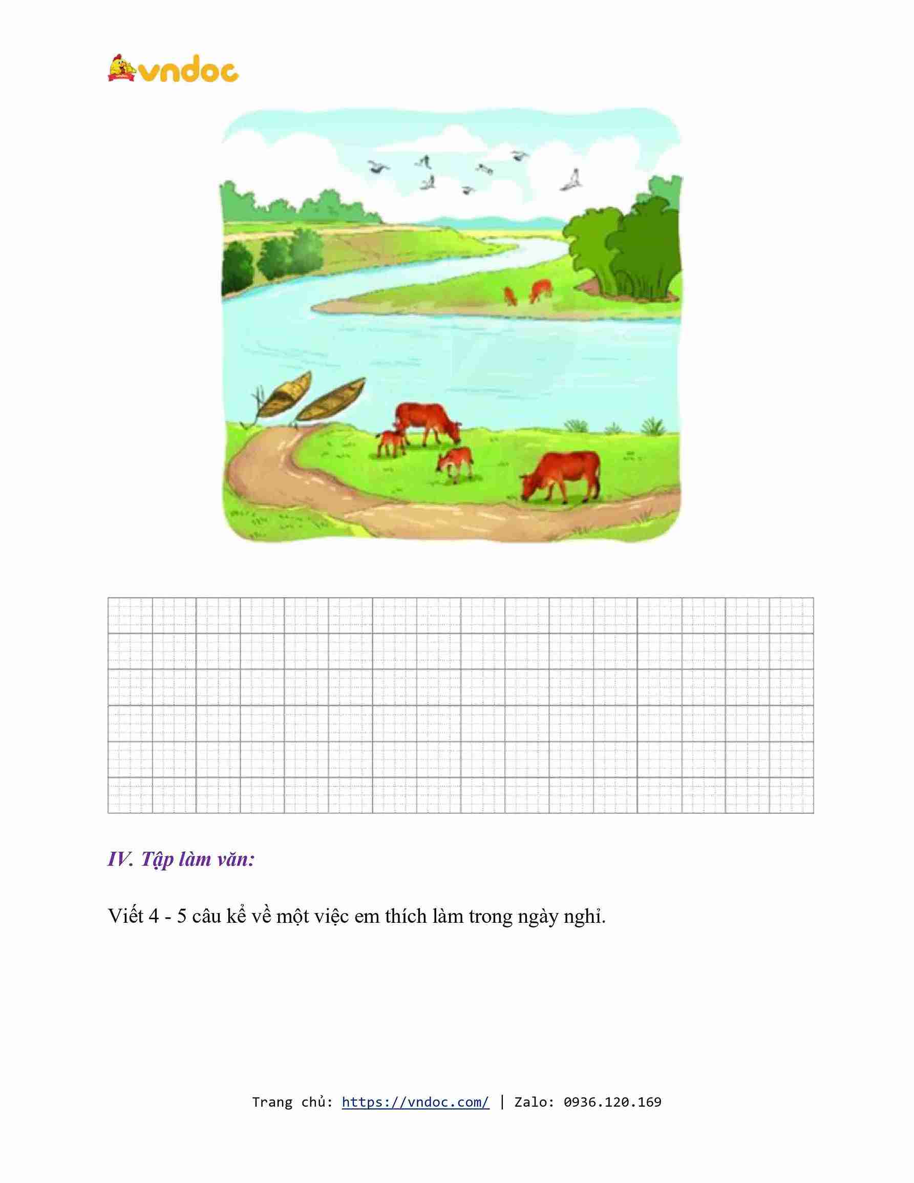 bai tap cuoi tuan tieng viet lop 2 ket noi tri thuc tuan 27 co ban hinh anh 4 1*578899