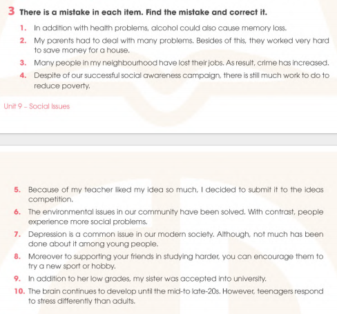 Sách bài tập Tiếng Anh 11 Global Success Unit 9 Grammar