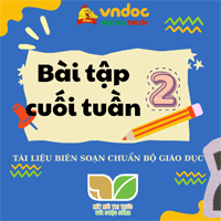 Bài tập cuối tuần lớp 2 Kết nối tri thức Tuần 25