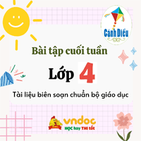 Phiếu bài tập cuối tuần lớp 4 nâng cao sách Cánh Diều - Tuần 28